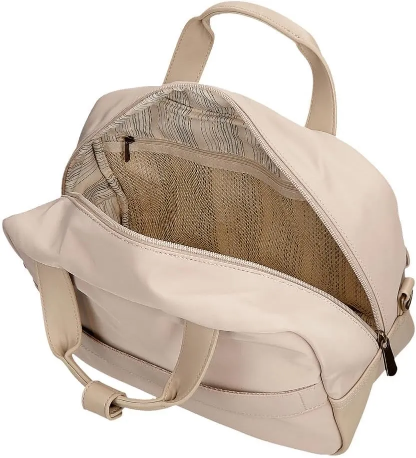 Pepe Jeans Morgan Adaptable Toiletry Bag with Shoulder Bag Beige 31x21x15cm Polyester and PU by Joumma Bags, Beige, One Size, Adaptable Toiletry Bag with Shoulder Bag, Beige, One Size, Adaptable