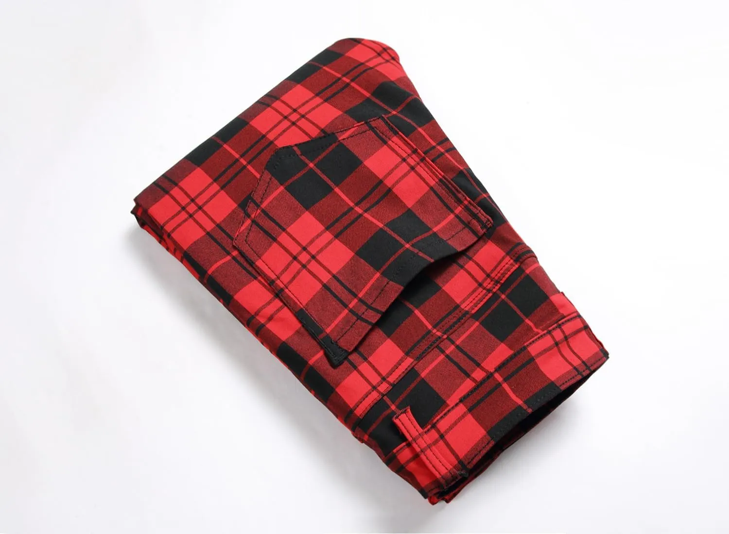 Plaid Pants for Men, Mens Skinny Stretch Slim fit Chinos Golf Business Dress Casual Pants