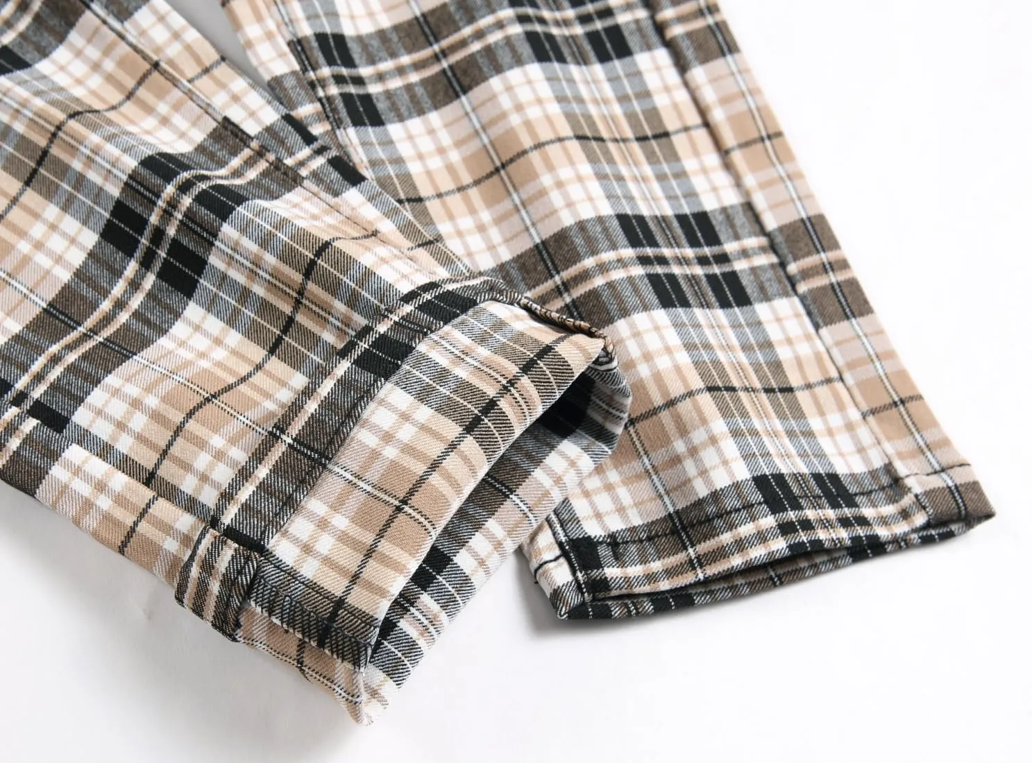 Plaid Pants for Men, Mens Skinny Stretch Slim fit Chinos Golf Business Dress Casual Pants