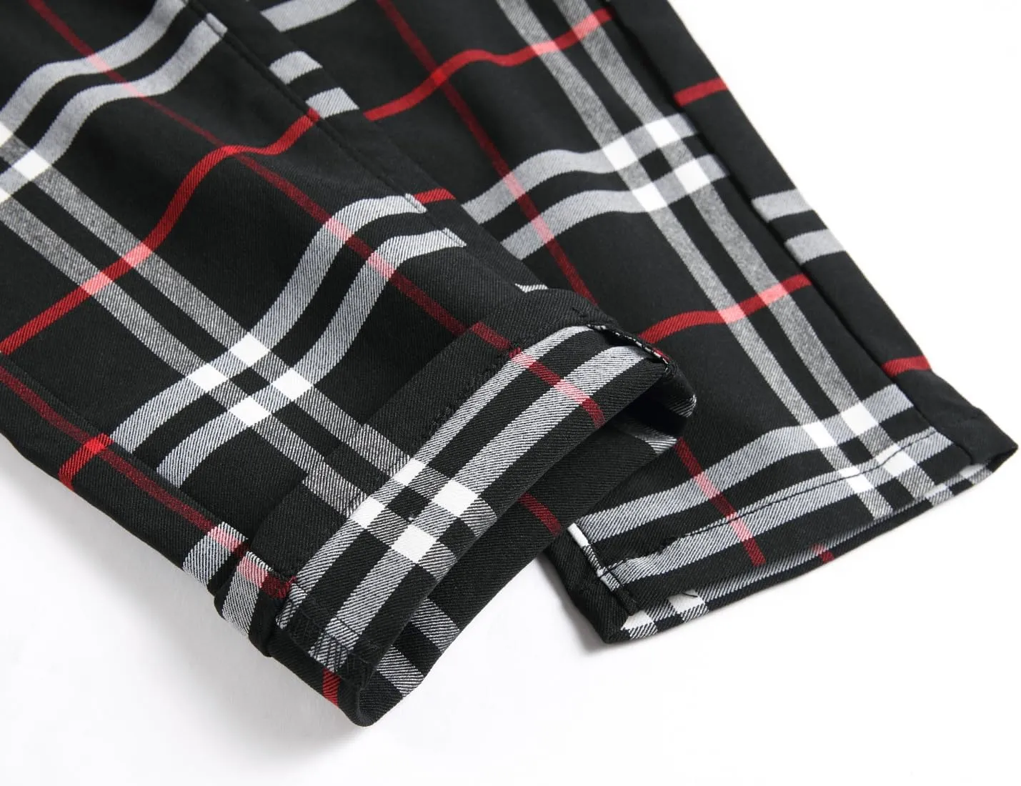 Plaid Pants for Men, Mens Skinny Stretch Slim fit Chinos Golf Business Dress Casual Pants
