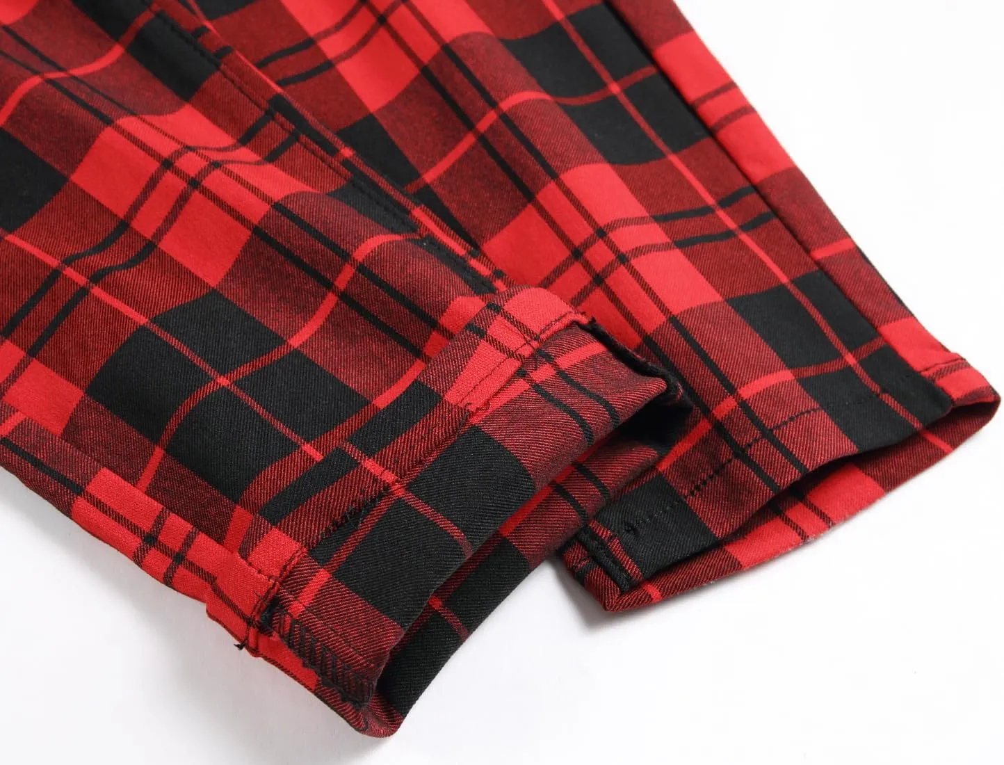 Plaid Pants for Men, Mens Skinny Stretch Slim fit Chinos Golf Business Dress Casual Pants