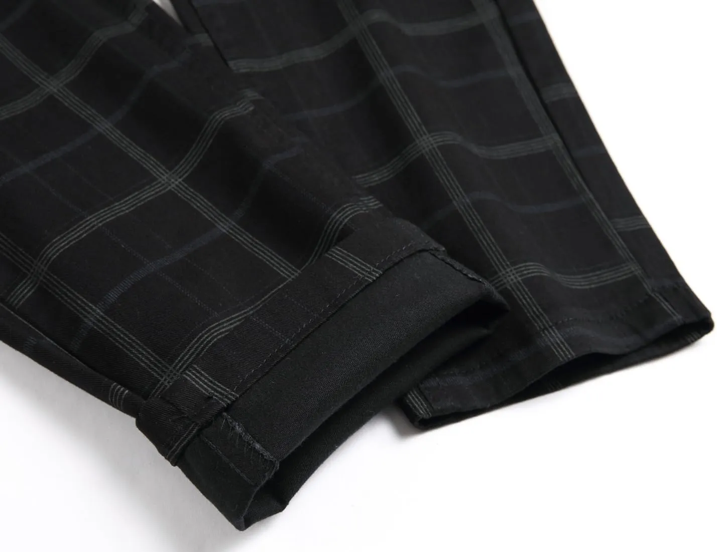 Plaid Pants for Men, Mens Skinny Stretch Slim fit Chinos Golf Business Dress Casual Pants