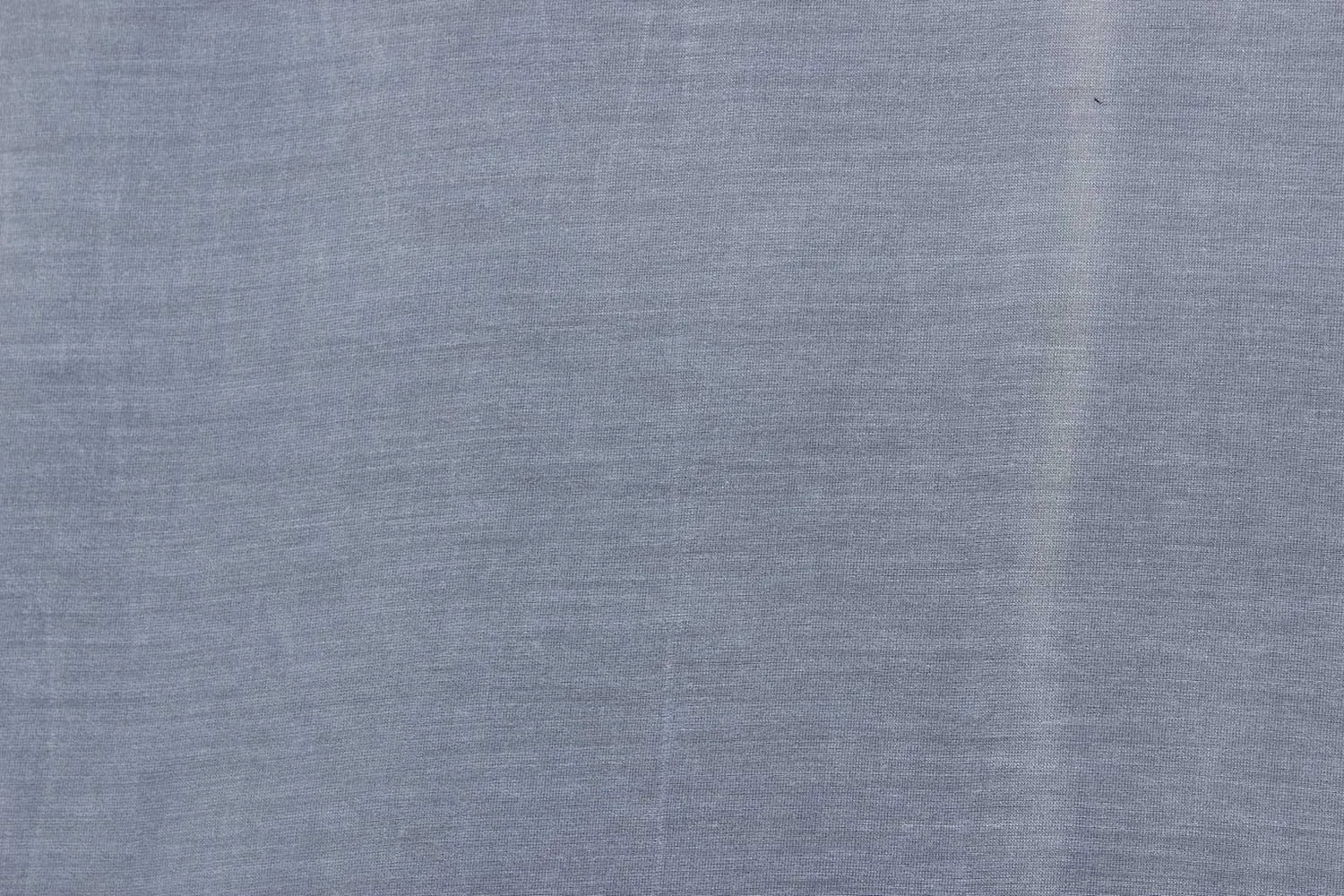 Precut Gray Plain Cotton Silk Chanderi Fabric