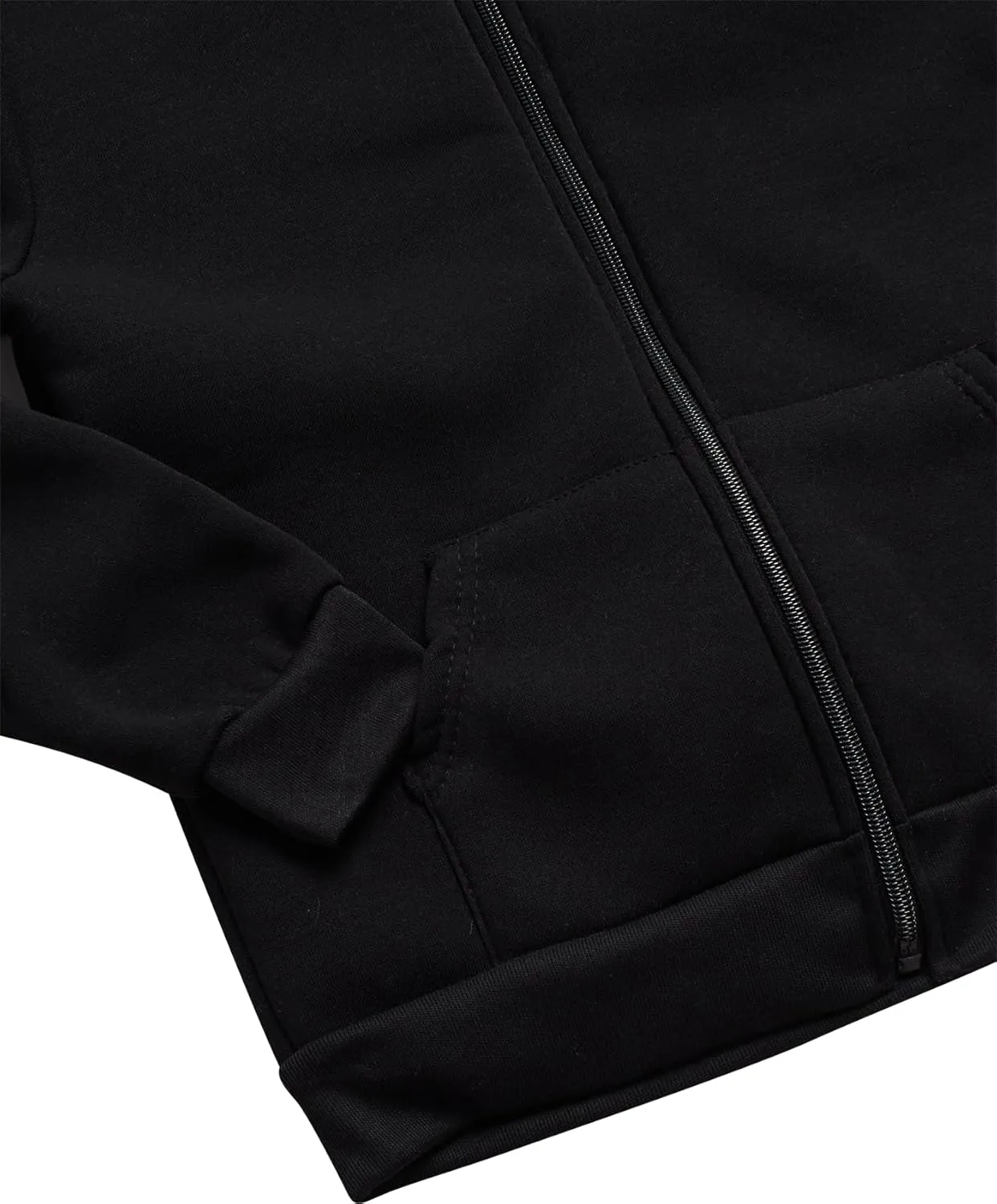 Real Love Girls' Jogger Set - 2 Piece Fully Sherpa Lined Fleece Zip Up Hoodie and Cargo Jogger Pants for Girls (5-16)