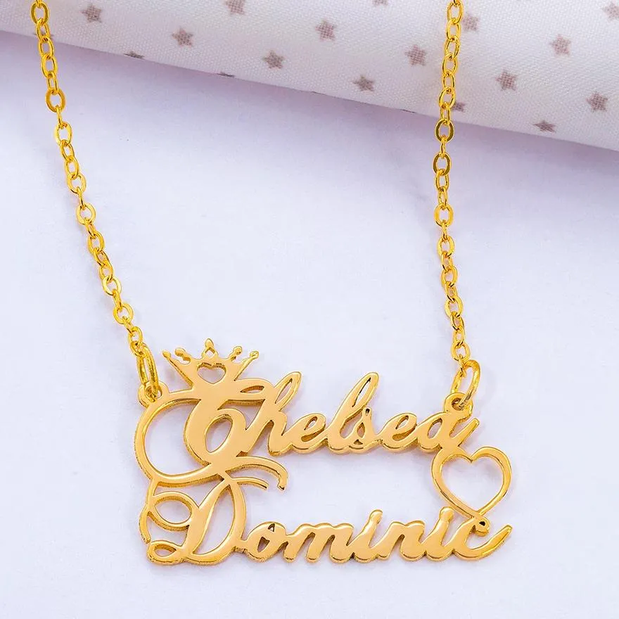 Royal Love Name Necklace