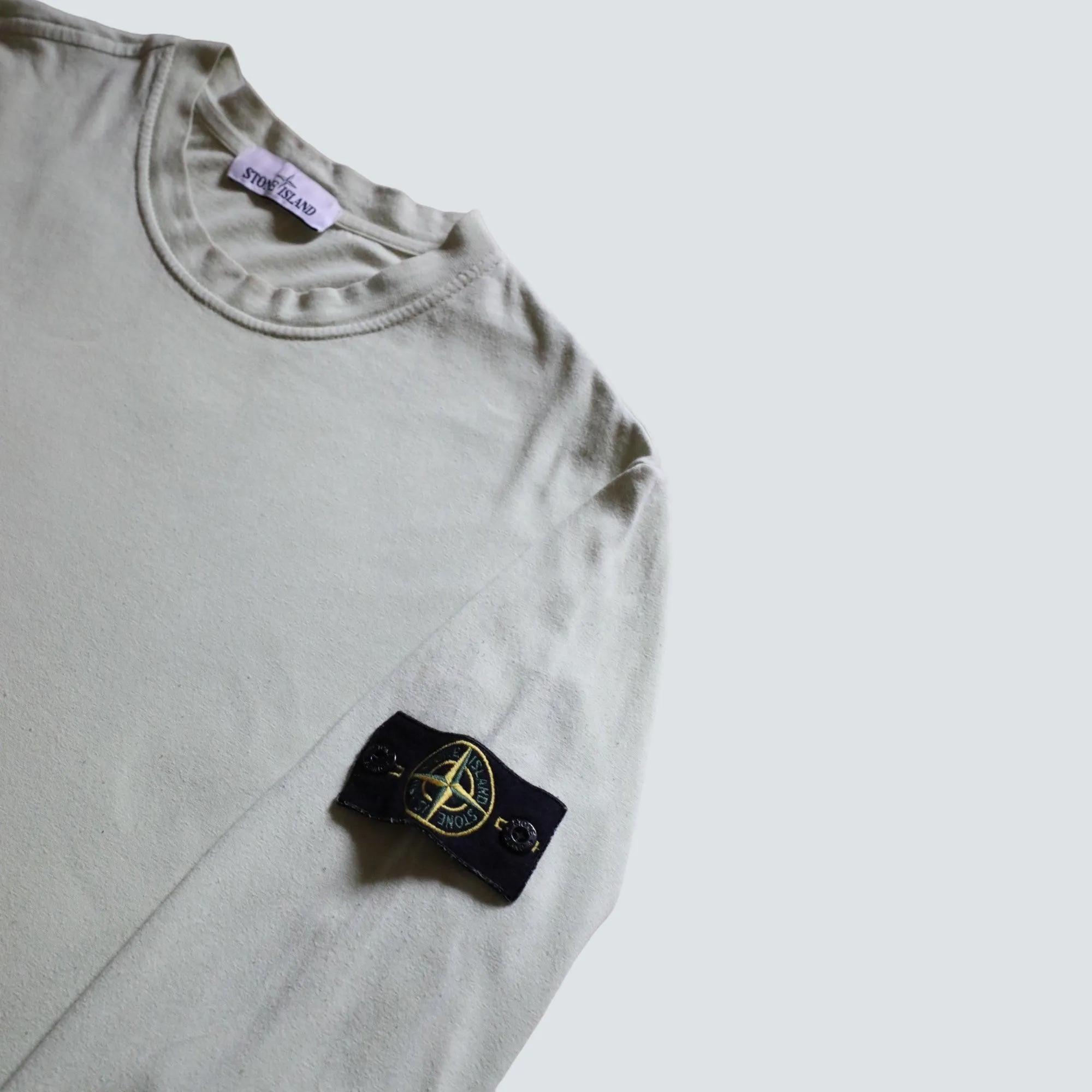 Stone island Long sleeve top in light green (M)