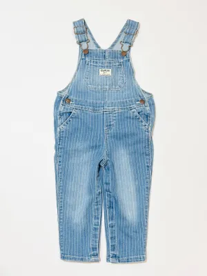 Striped denim overalls - Size 1