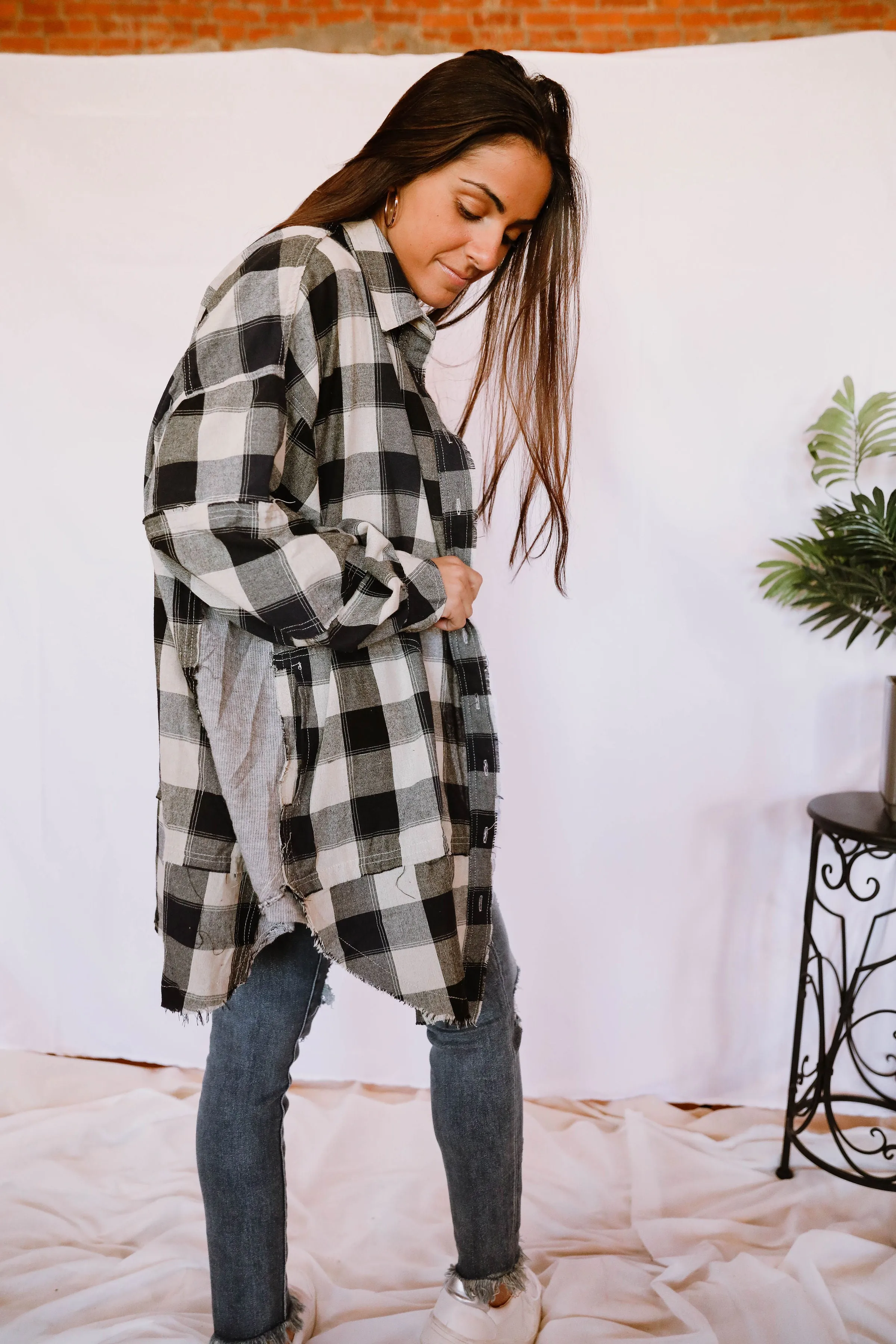 Take Your Pick Distressed Flannel