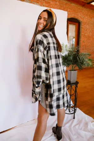 Take Your Pick Distressed Flannel