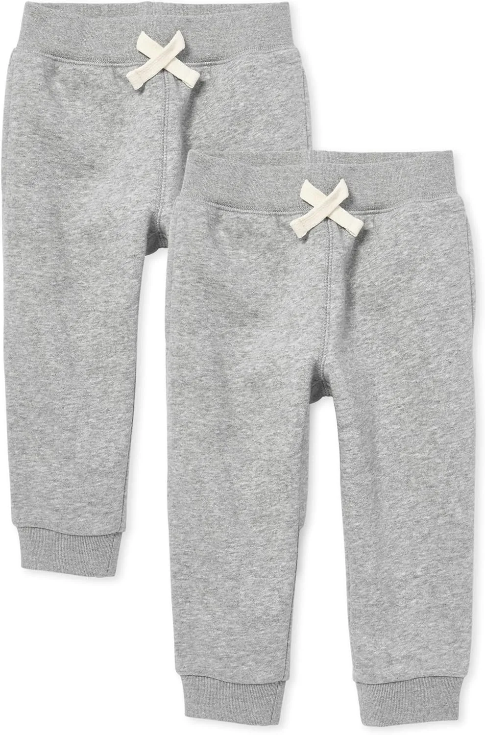 The Children's Place Baby Boys' Active Fleece Jogger Pants 2 Pack