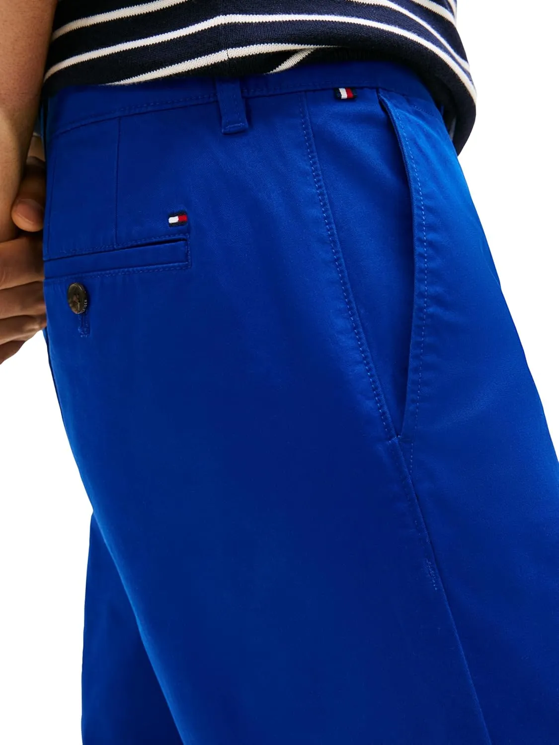 Tommy Hilfiger Men's Stretch Cotton Chino Pants in Slim Fit