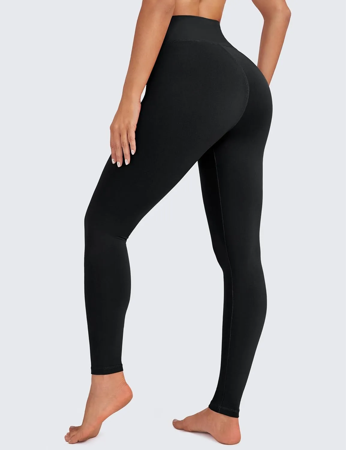VALANDY Creamlush High Waisted Leggings for Women-Buttery Soft Solid Elastic Lounge Yoga Pants