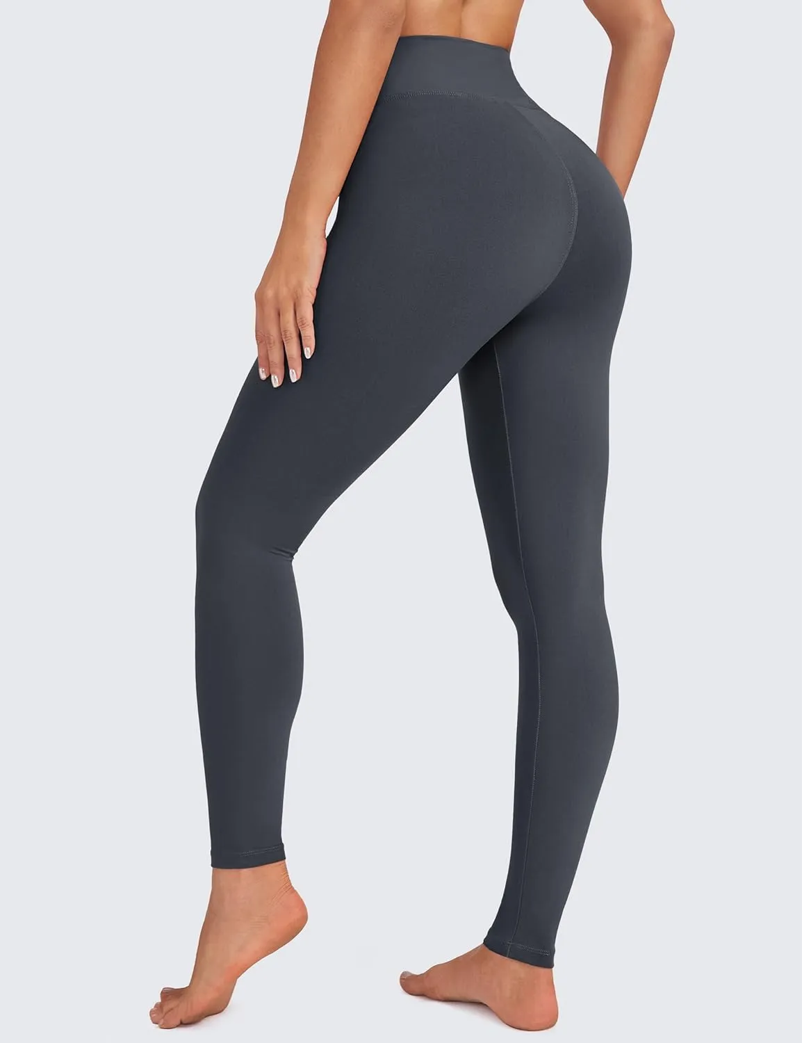 VALANDY Creamlush High Waisted Leggings for Women-Buttery Soft Solid Elastic Lounge Yoga Pants
