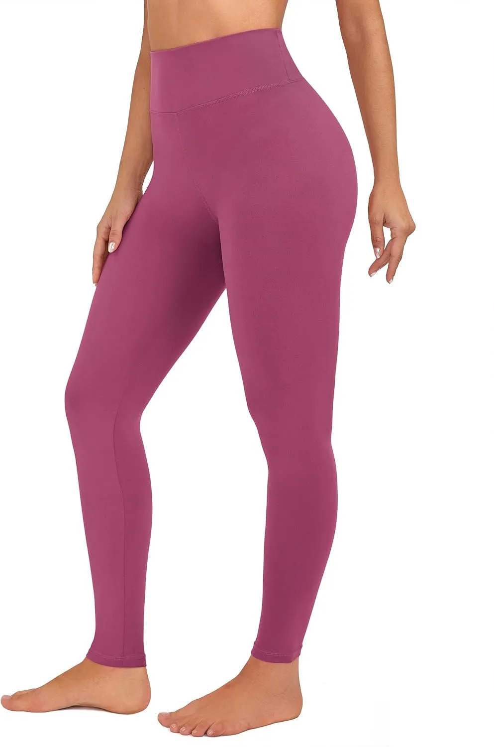 VALANDY Creamlush High Waisted Leggings for Women-Buttery Soft Solid Elastic Lounge Yoga Pants