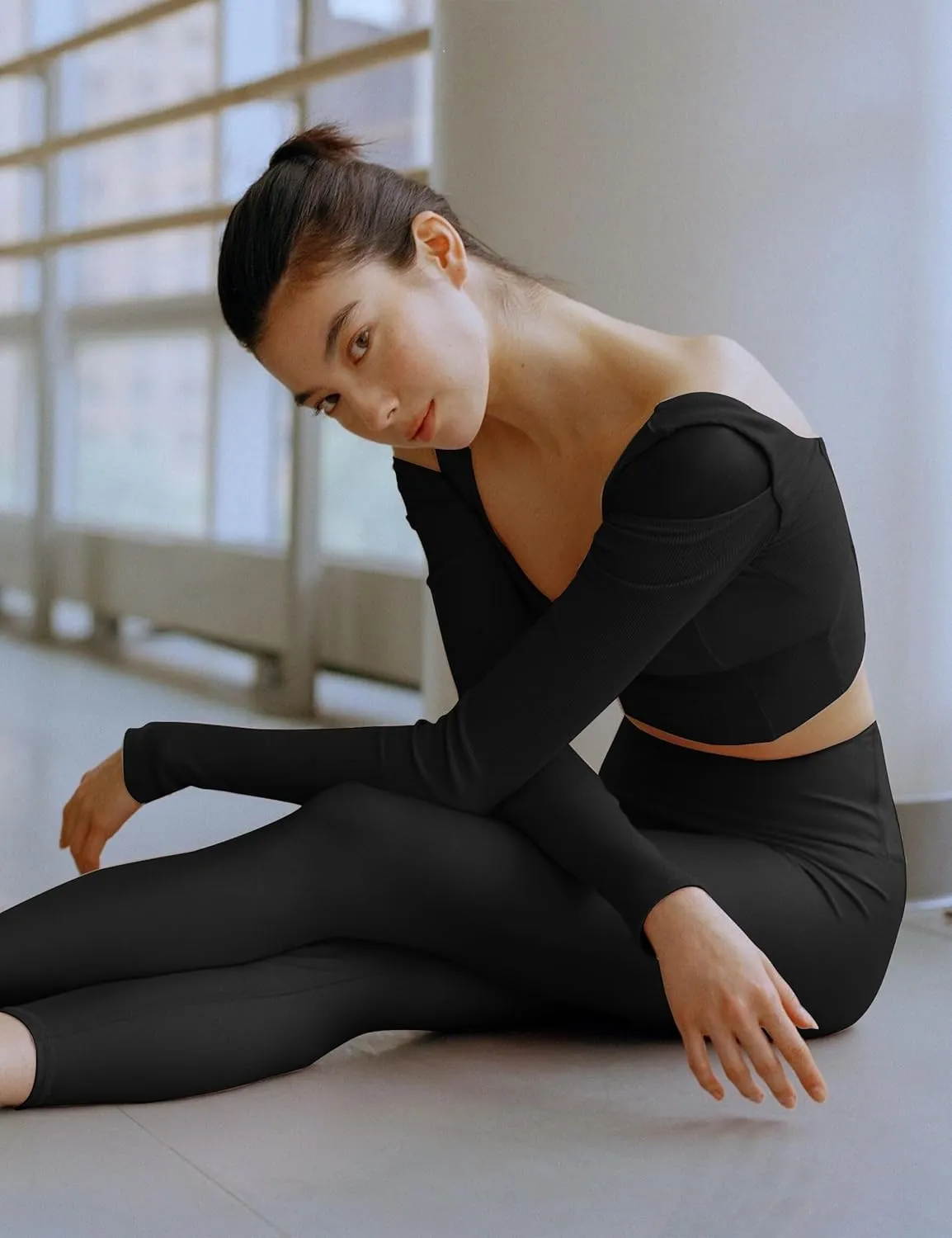 VALANDY Creamlush High Waisted Leggings for Women-Buttery Soft Solid Elastic Lounge Yoga Pants