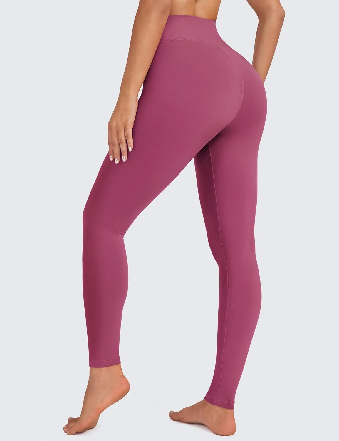 VALANDY Creamlush High Waisted Leggings for Women-Buttery Soft Solid Elastic Lounge Yoga Pants
