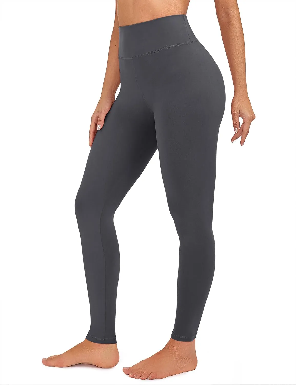 VALANDY Creamlush High Waisted Leggings for Women-Buttery Soft Solid Elastic Lounge Yoga Pants
