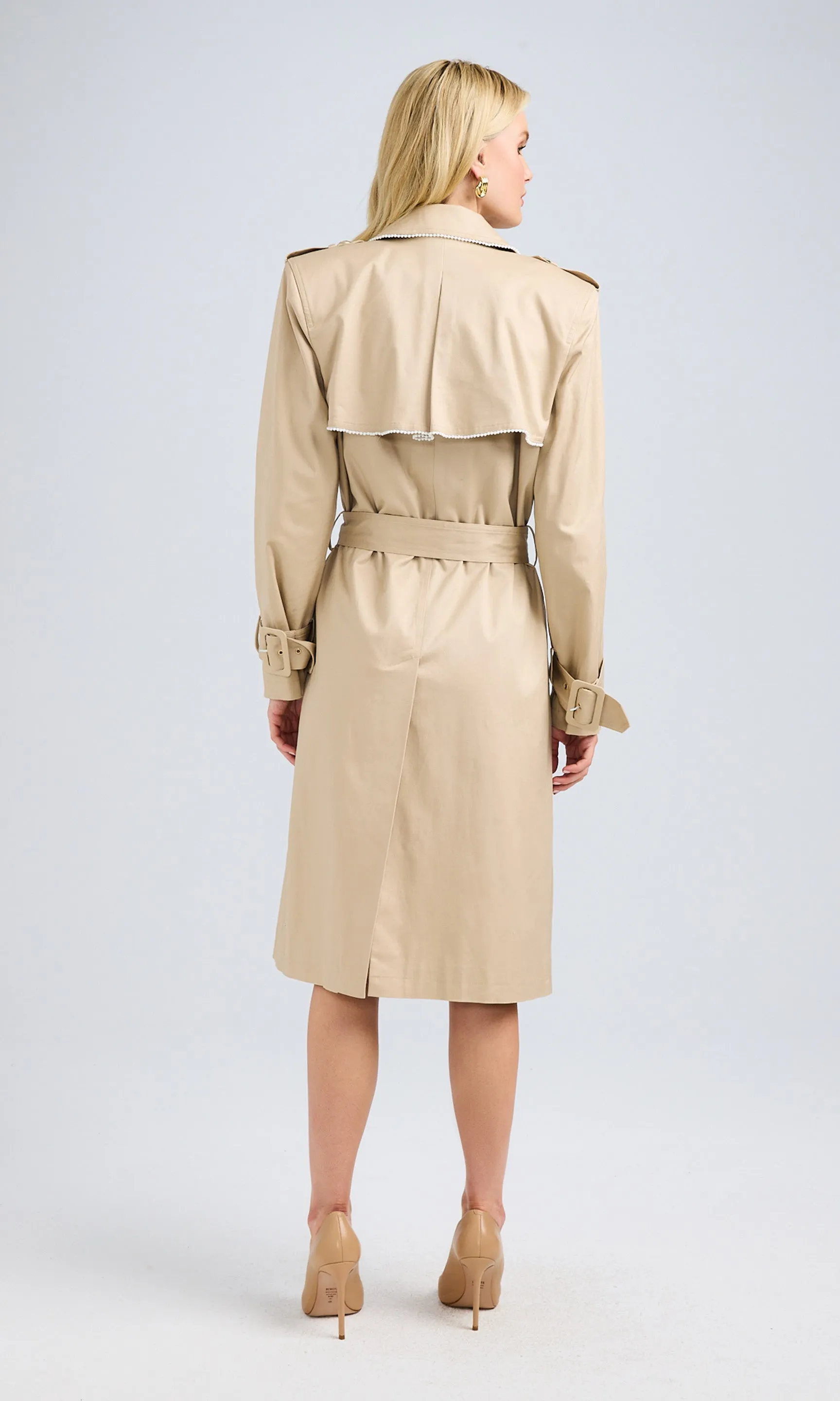 Vanna Pearl Trench Coat