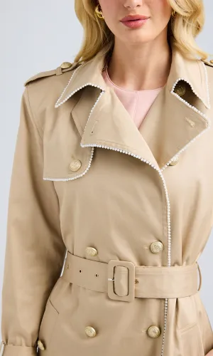 Vanna Pearl Trench Coat