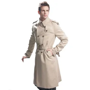 West Louis Classic Double Breasted Overcoat