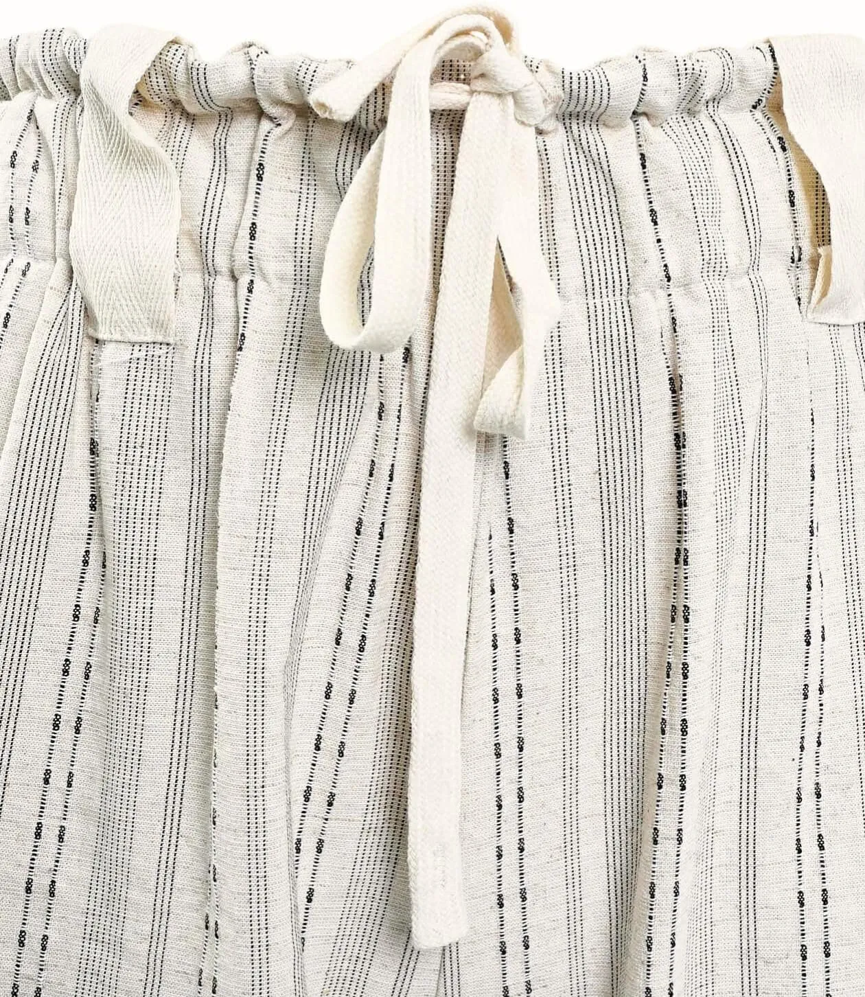 Women Drawstring Striped Pants Loose Wide Leg Casual Lounge Pants with Pockets