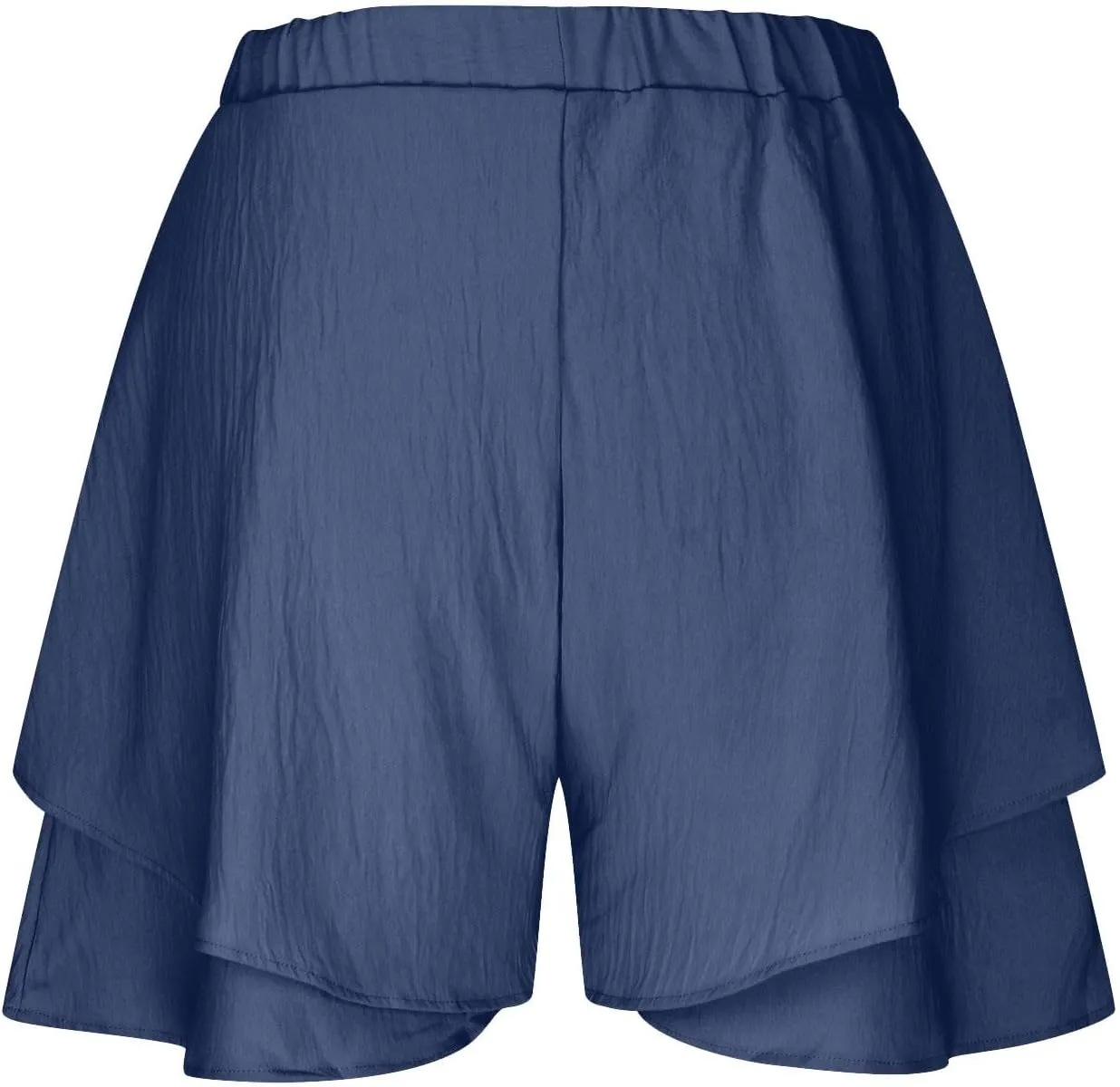 Women High Waist Ruffle Mini Shorts Skirt Layered Ruffle Hem Flared Short Flowy Casual Swing Beach Mini Short Skirt