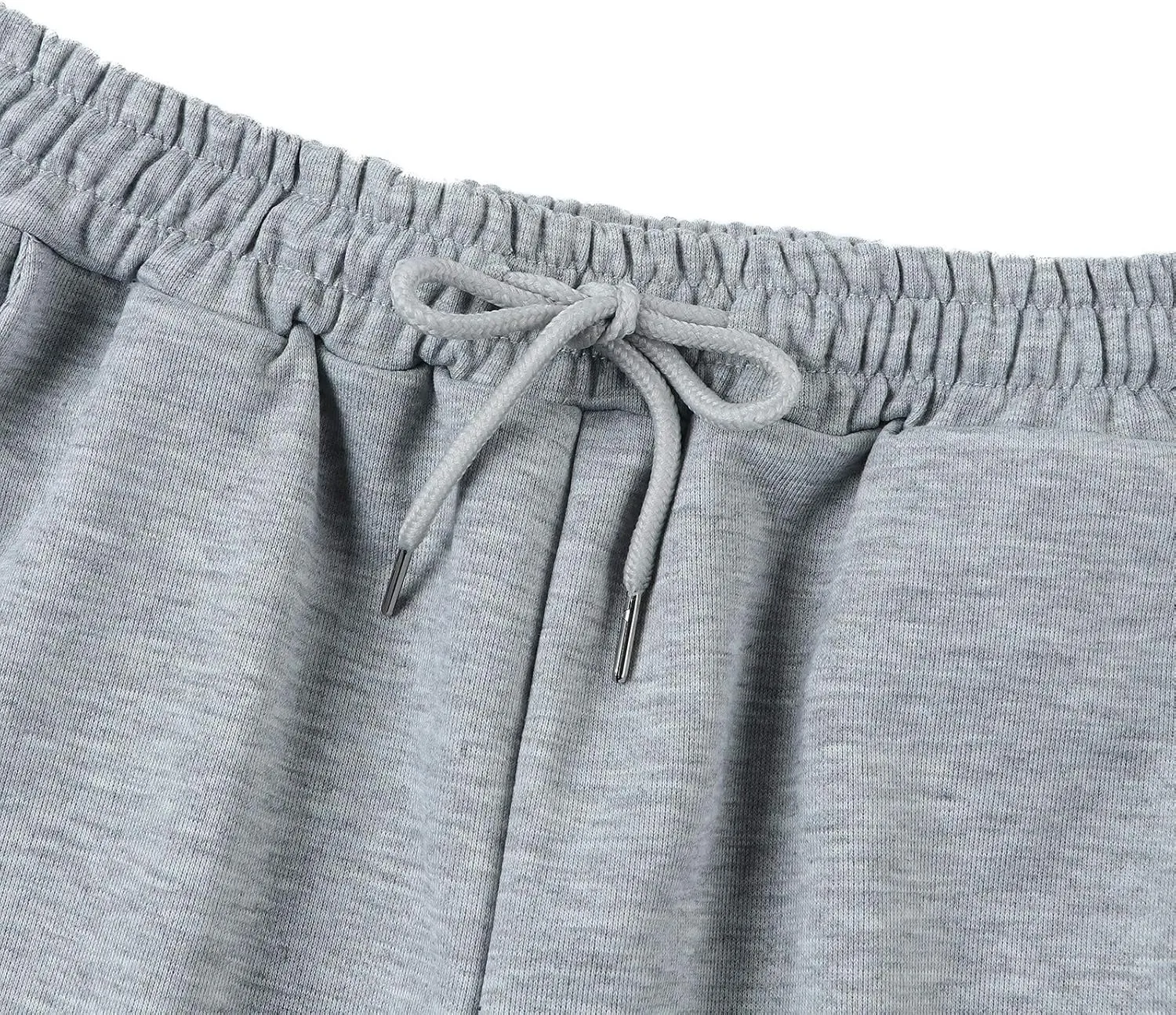 Women Jogger Sweatpants Solid High Waist Drawstring Baggy Pants Cinch Bottom Runing Workout Trousers with Pockets
