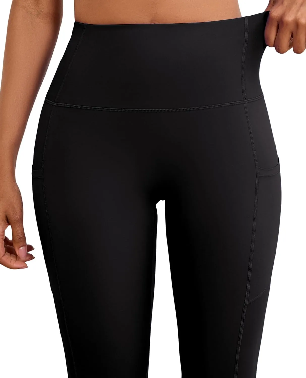 Womens Leggings with Pockets Tummy Control Workout Yoga Tights for Woman Sports Gym Butt Lift