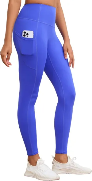 Womens Leggings with Pockets Tummy Control Workout Yoga Tights for Woman Sports Gym Butt Lift