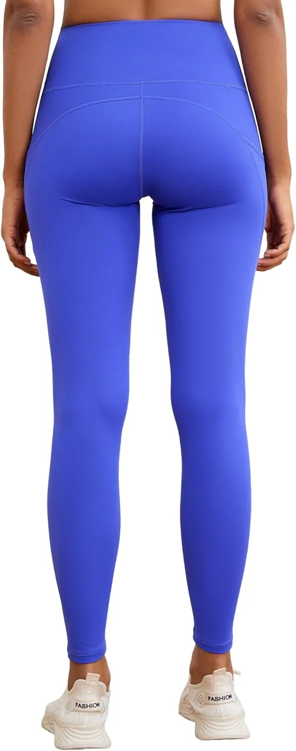 Womens Leggings with Pockets Tummy Control Workout Yoga Tights for Woman Sports Gym Butt Lift