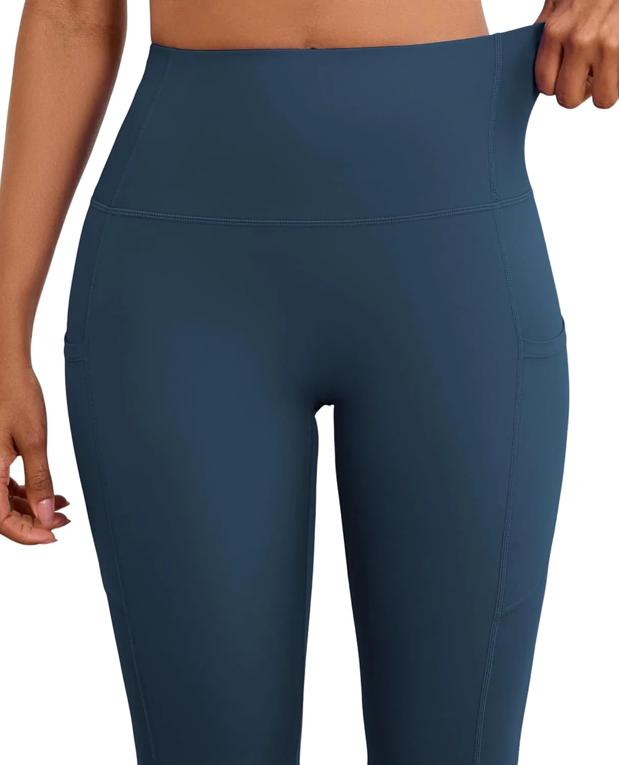 Womens Leggings with Pockets Tummy Control Workout Yoga Tights for Woman Sports Gym Butt Lift