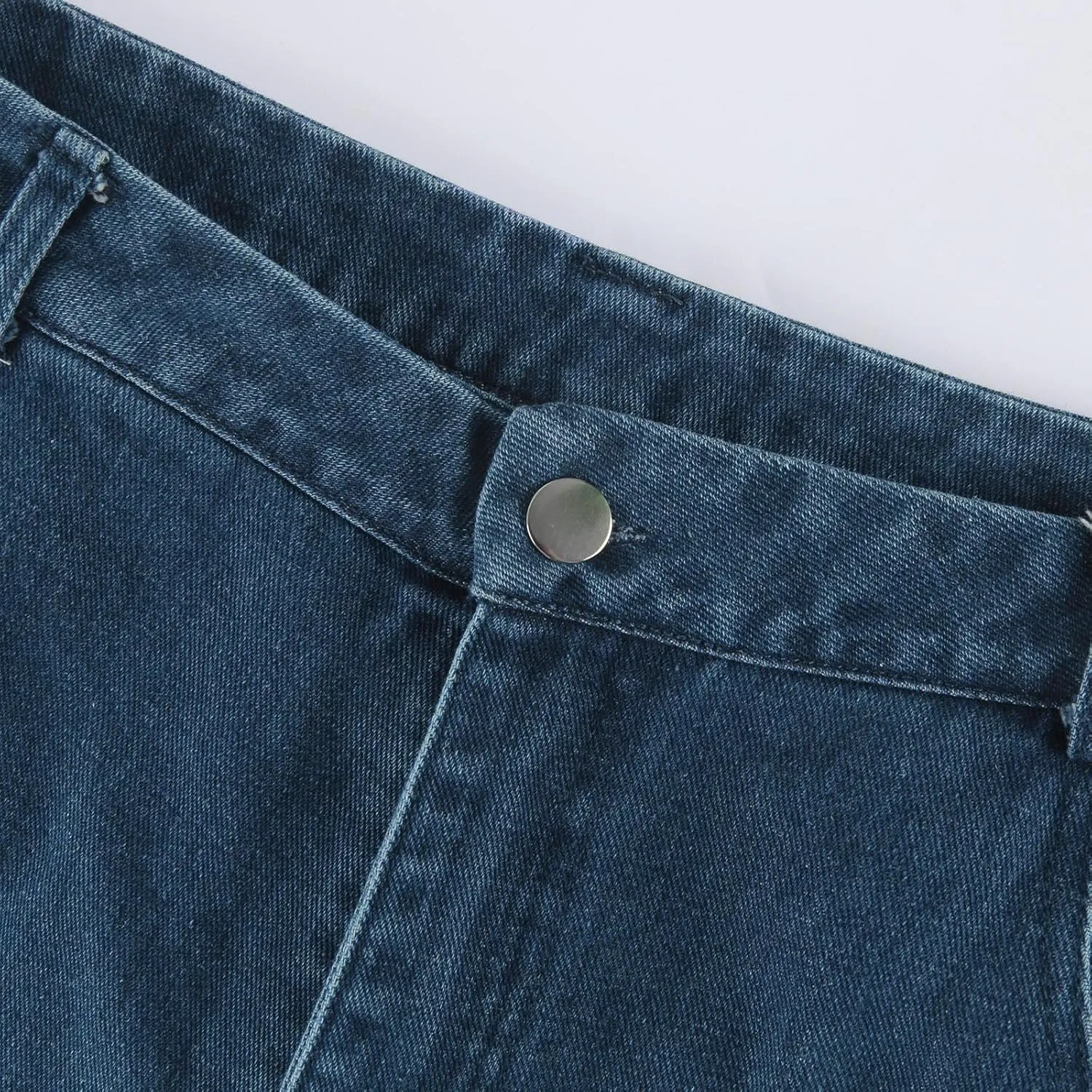 Women's Mid Rise Barrel Jeans Wide Leg Vintage Y2k Baggy Boyfriend Ankle Cropped Denim Pants with Pockets