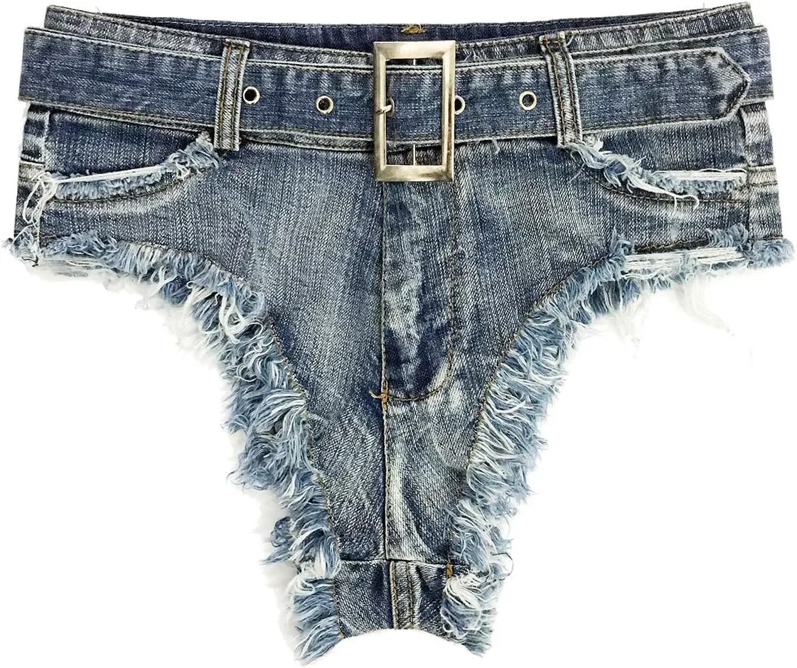 Women's Sexy Low Rise Mini Denim Shorts Jeans Hot Pants