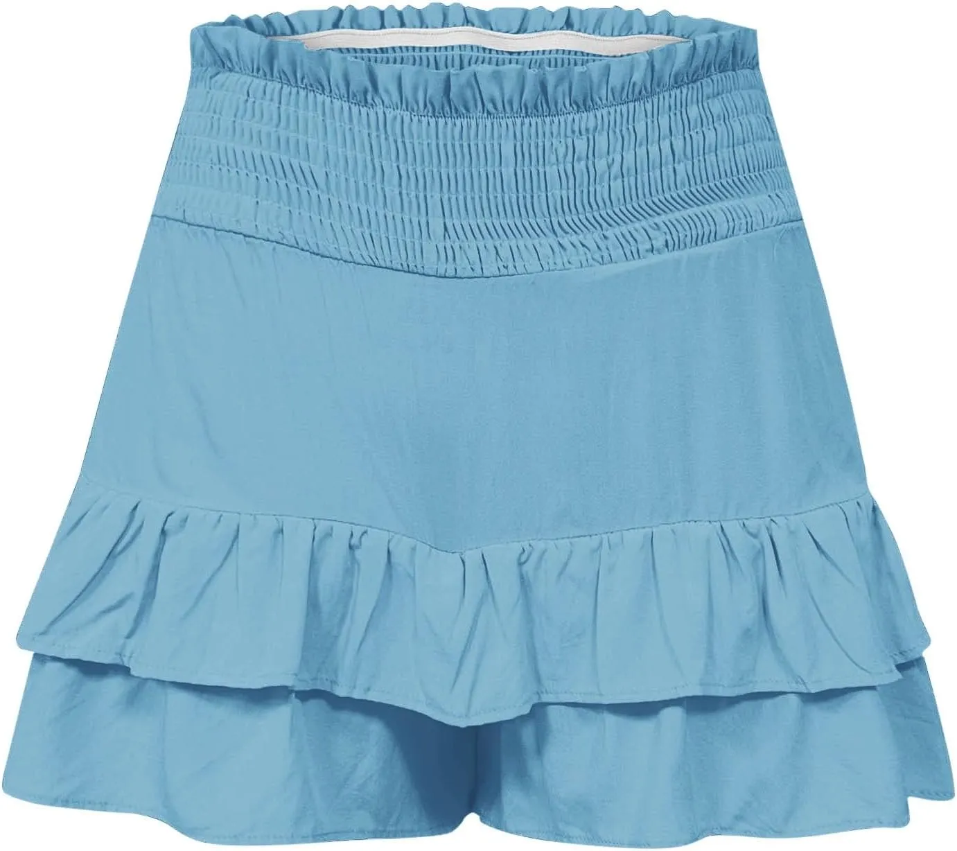 Womens Skorts Summer Casual Boho Flowy Skirt Shorts High Waist Mini Skirts Ruffle Tiered Golf Tennis Y2K Clothes