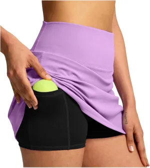 Women's Tennis Golf Skirts with Pockets High Waisted Inner Shorts Sport Workout Pleated Pickleball Athletic Skorts