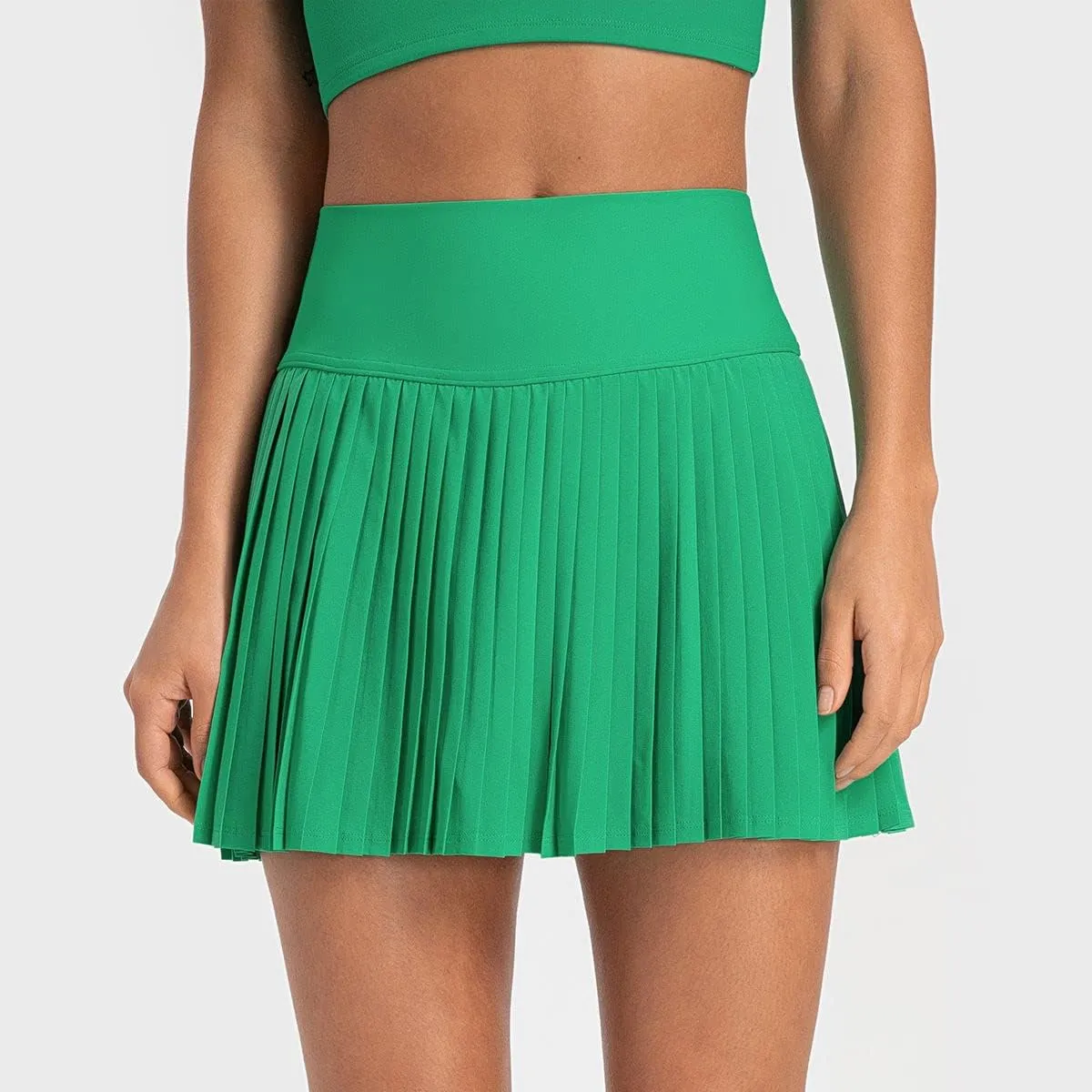 Womens Tennis Skirts with Pockets High Waist Workout Running Skirts Pleated Athletic Skirts Skort