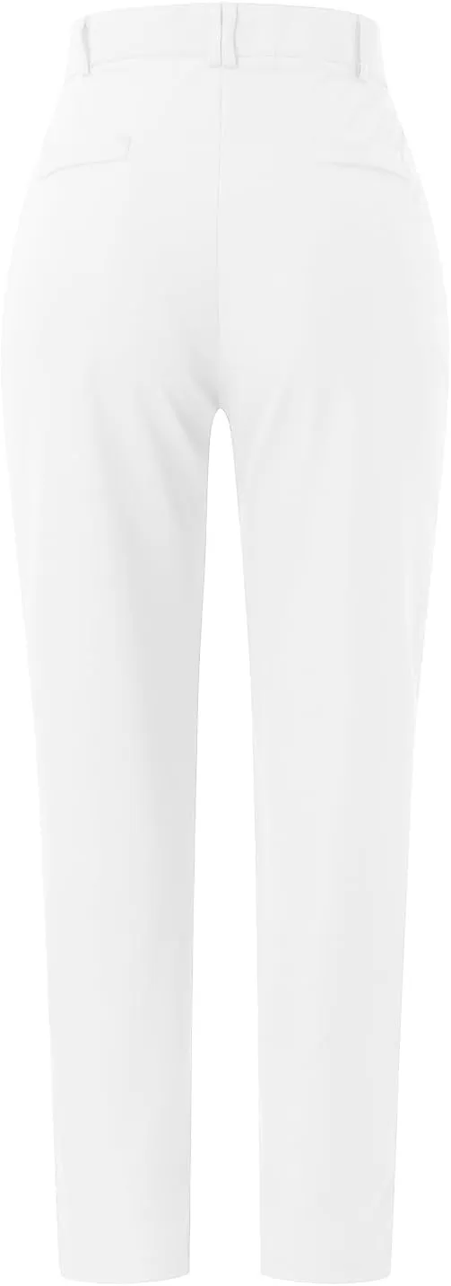 Womens Wide Leg Harem Pants Winter Formal Beach Jeans with Pockets Flare Leggings Straight Leg