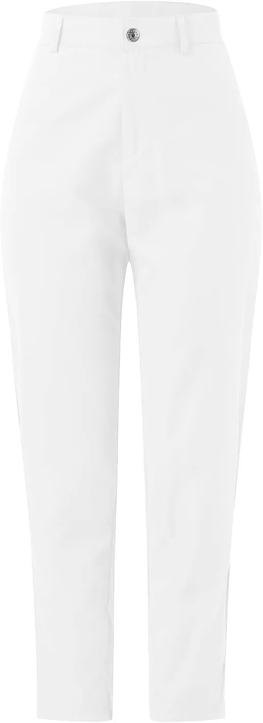 Womens Wide Leg Harem Pants Winter Formal Beach Jeans with Pockets Flare Leggings Straight Leg