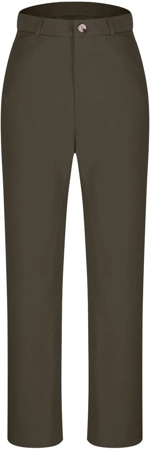 Work Pants for Women 2025 High Waist Stretch Comfy Straight Leg Dress Long Pants Trendy Casual Business Suit Trouser