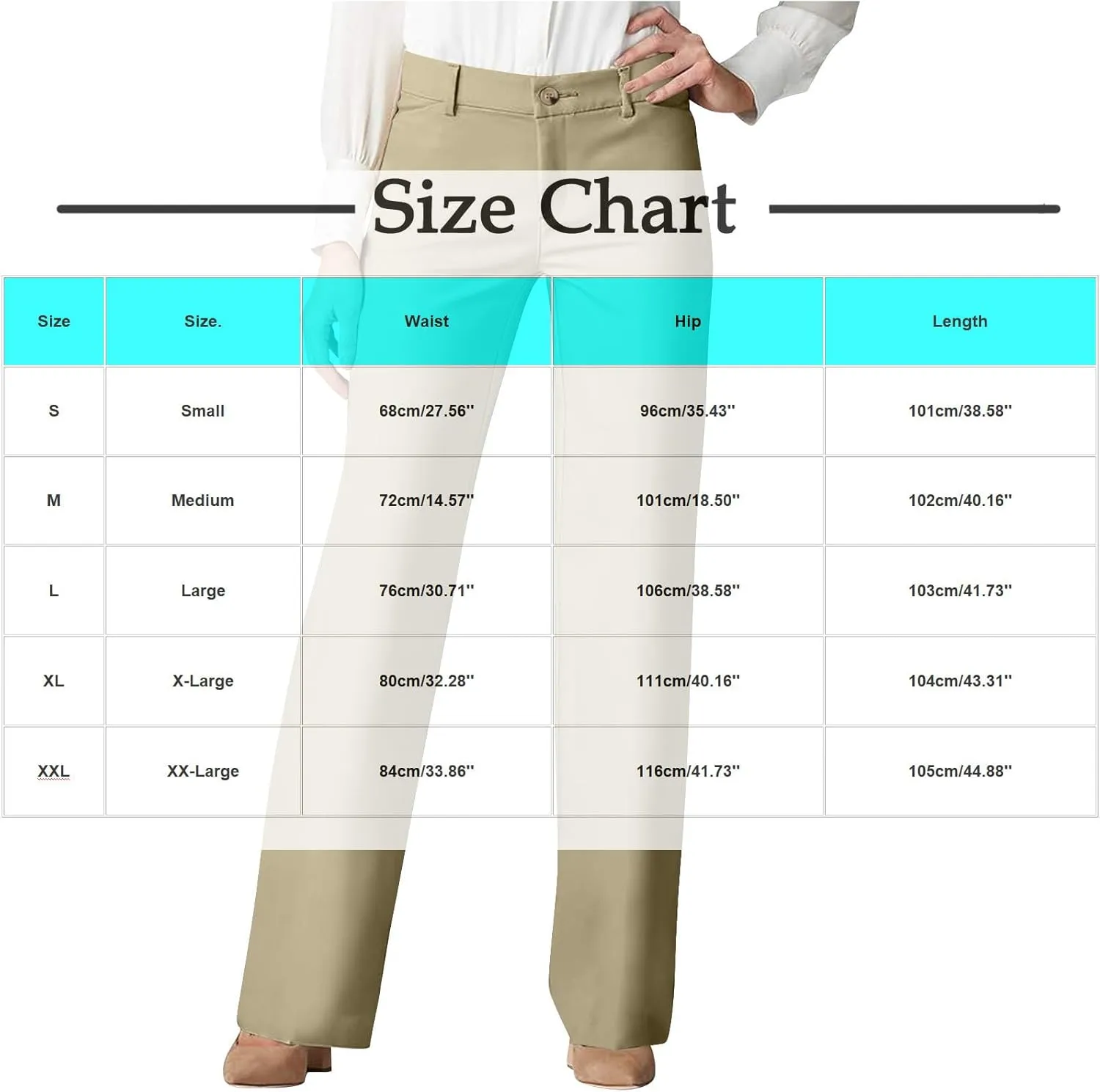 Work Pants for Women 2025 High Waist Stretch Comfy Straight Leg Dress Long Pants Trendy Casual Business Suit Trouser