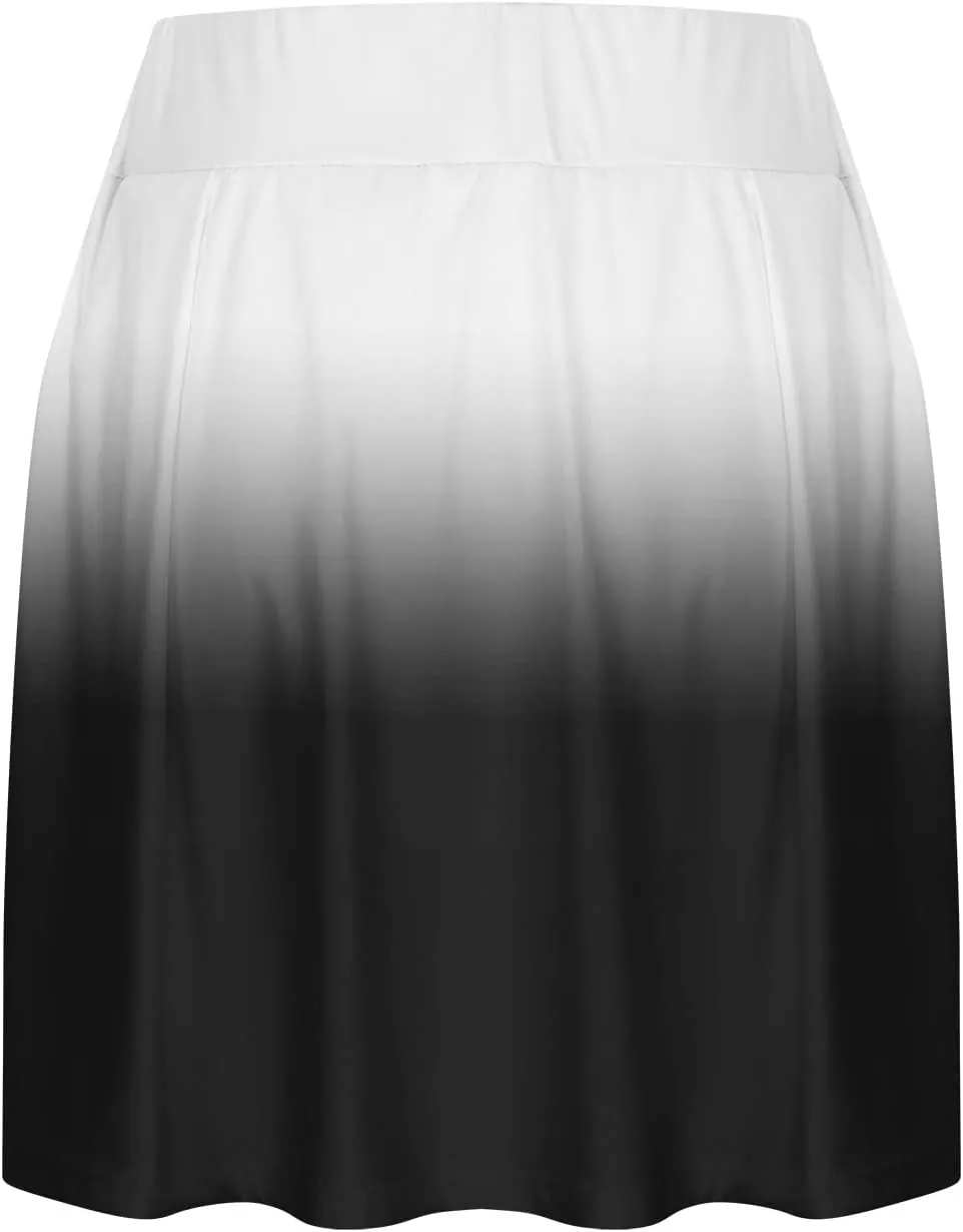 Workout Shorts Women Pleated Tennis Skirts Athletic Stretchy Short Dressy 2025 Summer Yoga Fake Two Piece Clothes
