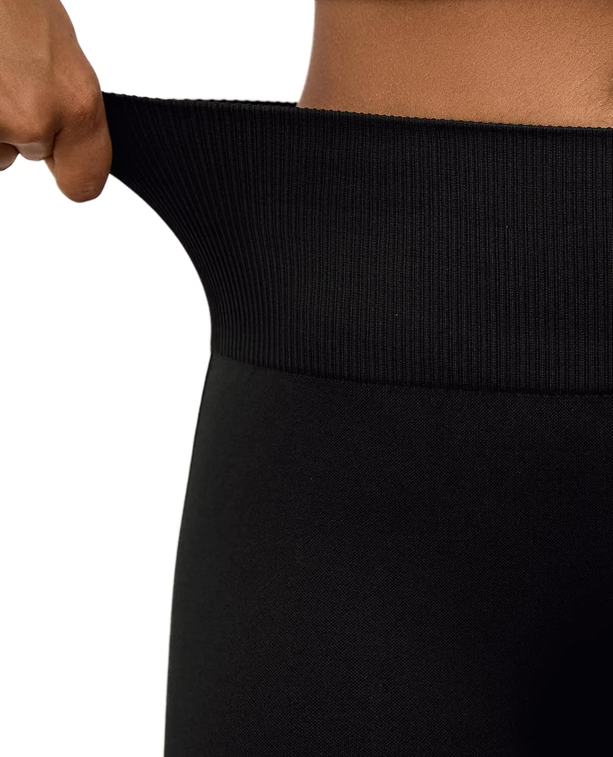 Yoga Scrunch Leggings for Women Seamless High-Waisted Workout Pants Tummy Control Gym