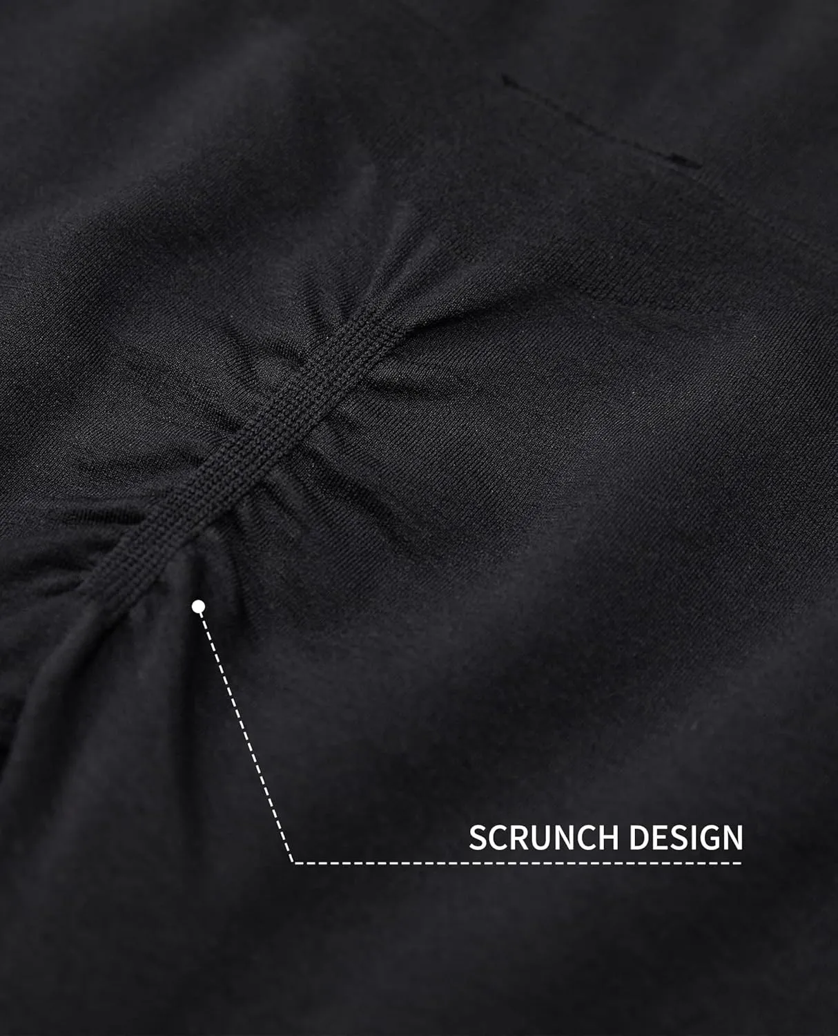 Yoga Scrunch Leggings for Women Seamless High-Waisted Workout Pants Tummy Control Gym