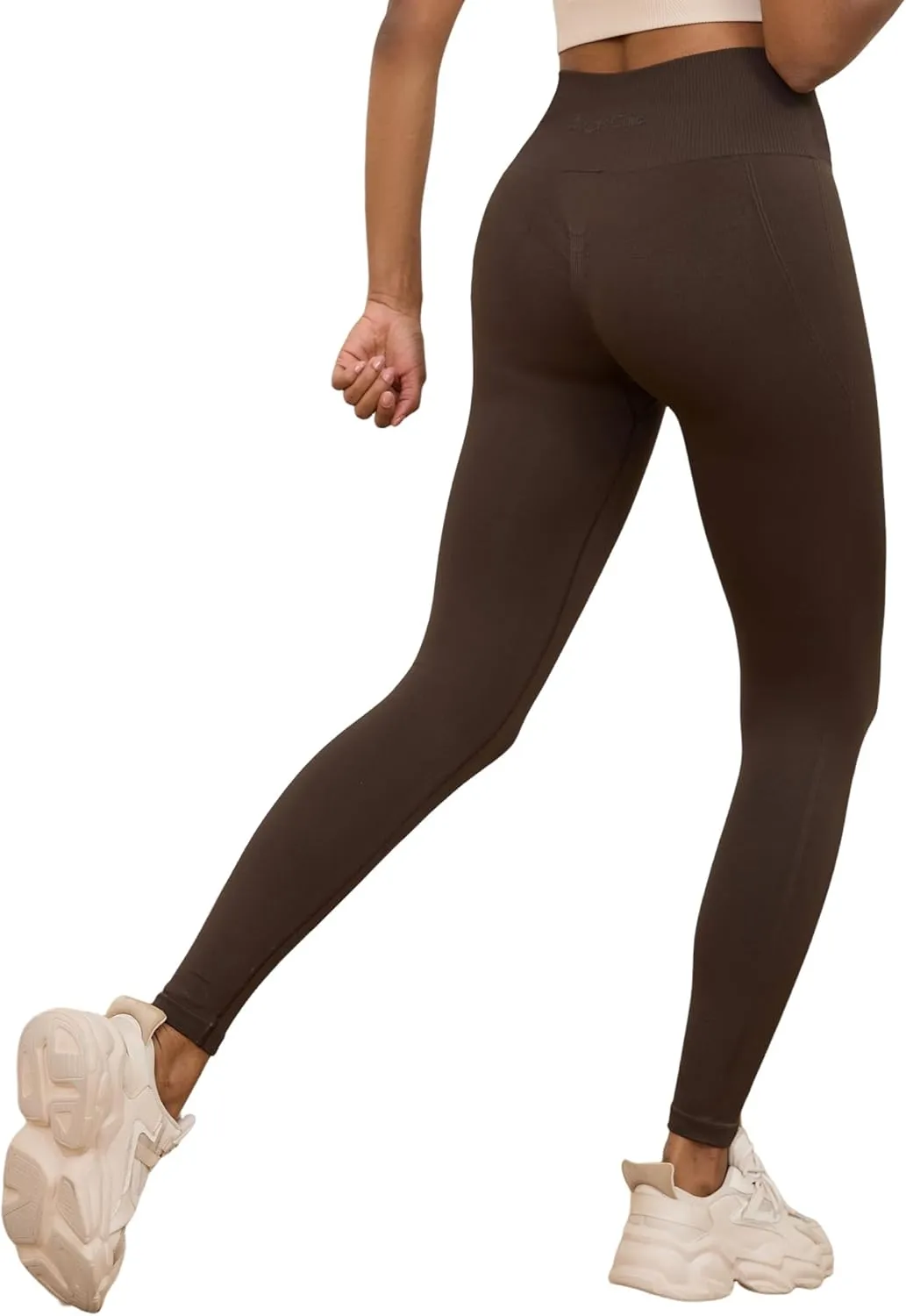 Yoga Scrunch Leggings for Women Seamless High-Waisted Workout Pants Tummy Control Gym